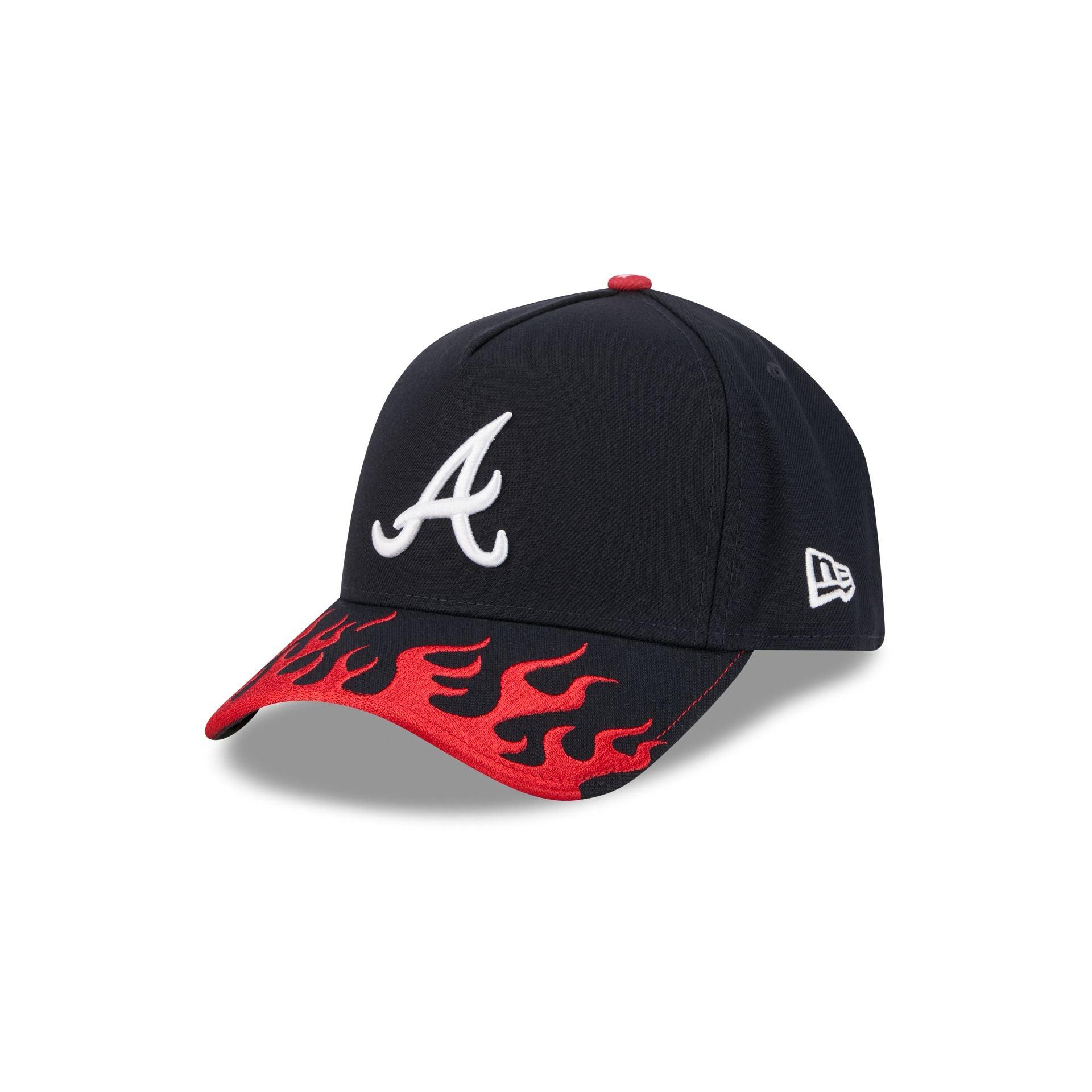 Atlanta Braves Speedway Classic 9FORTY A-Frame Snapback Hat Male Product Image