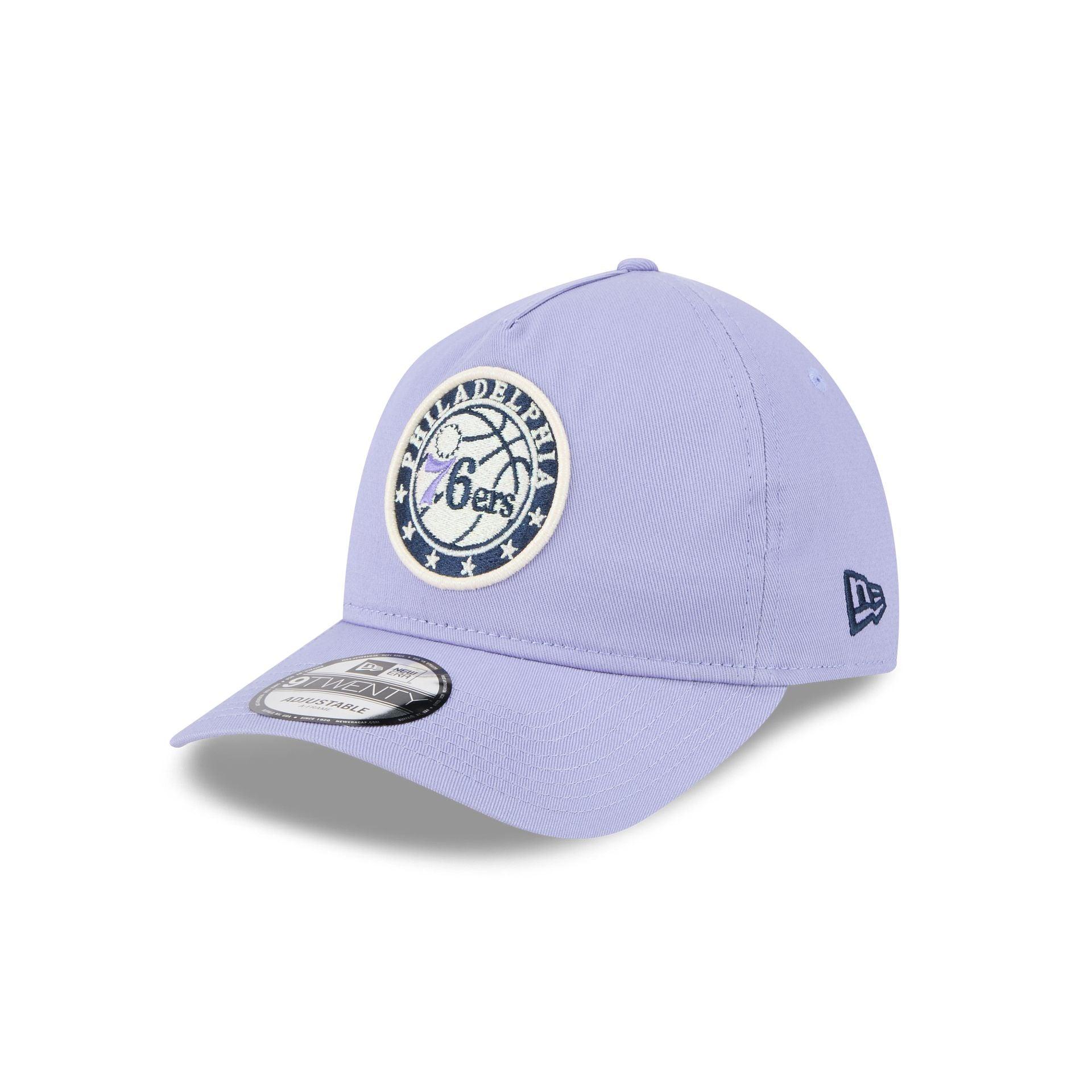 Philadelphia 76ers Lavender 9TWENTY A-Frame Adjustable Hat Male Product Image