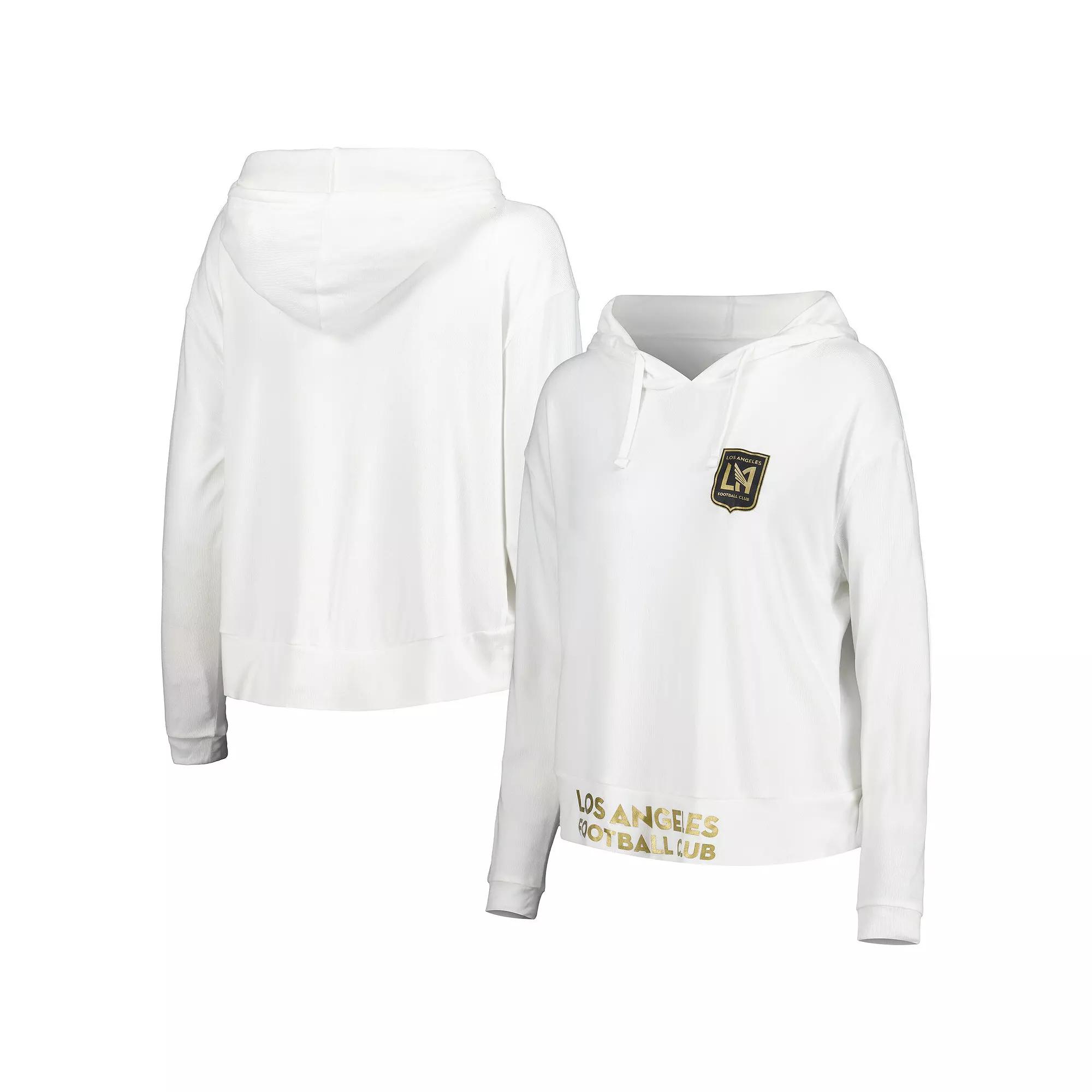 Women's Concepts Sport White LAFC Accord Hoodie Long Sleeve Top, Size: Large, Lfc White Product Image