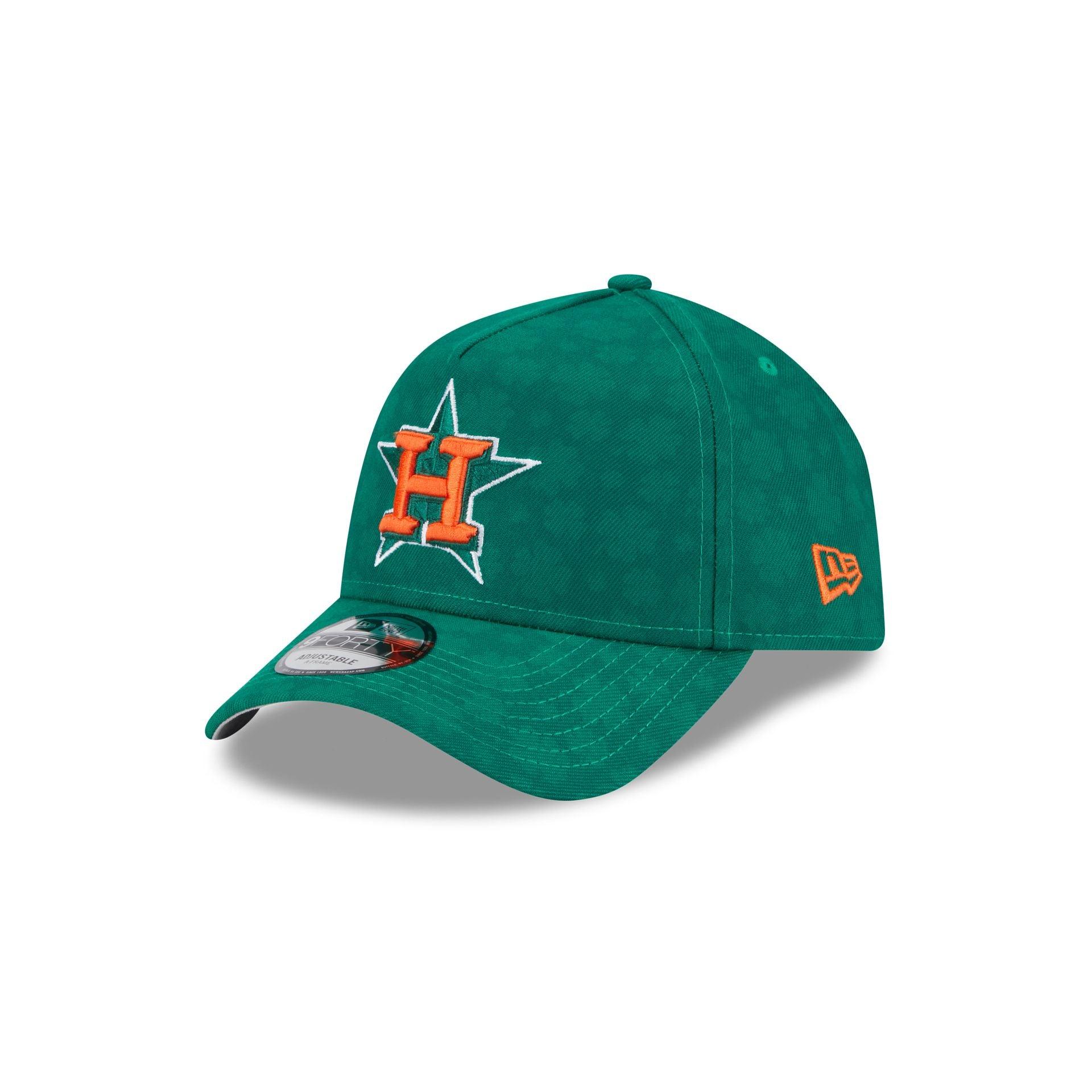 Houston Astros St. Patrick's Day 2025 9FORTY A-Frame Snapback Hat Male Product Image