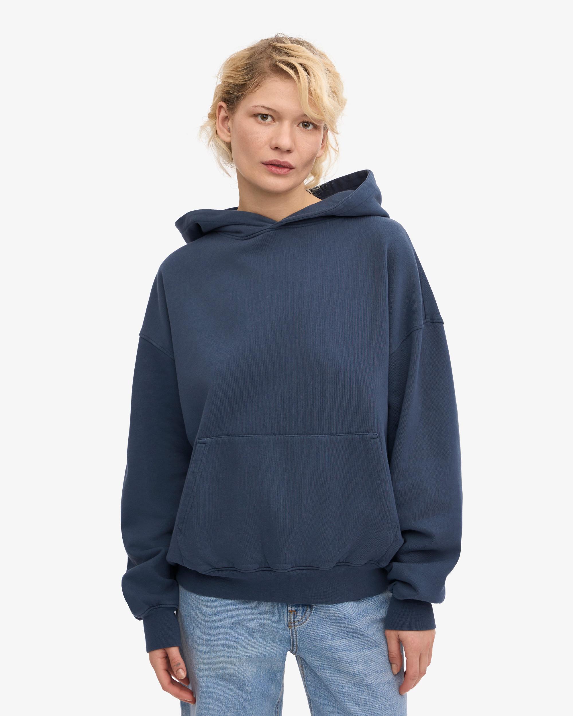 Organic Oversized Hood - Hunter Green Product Image