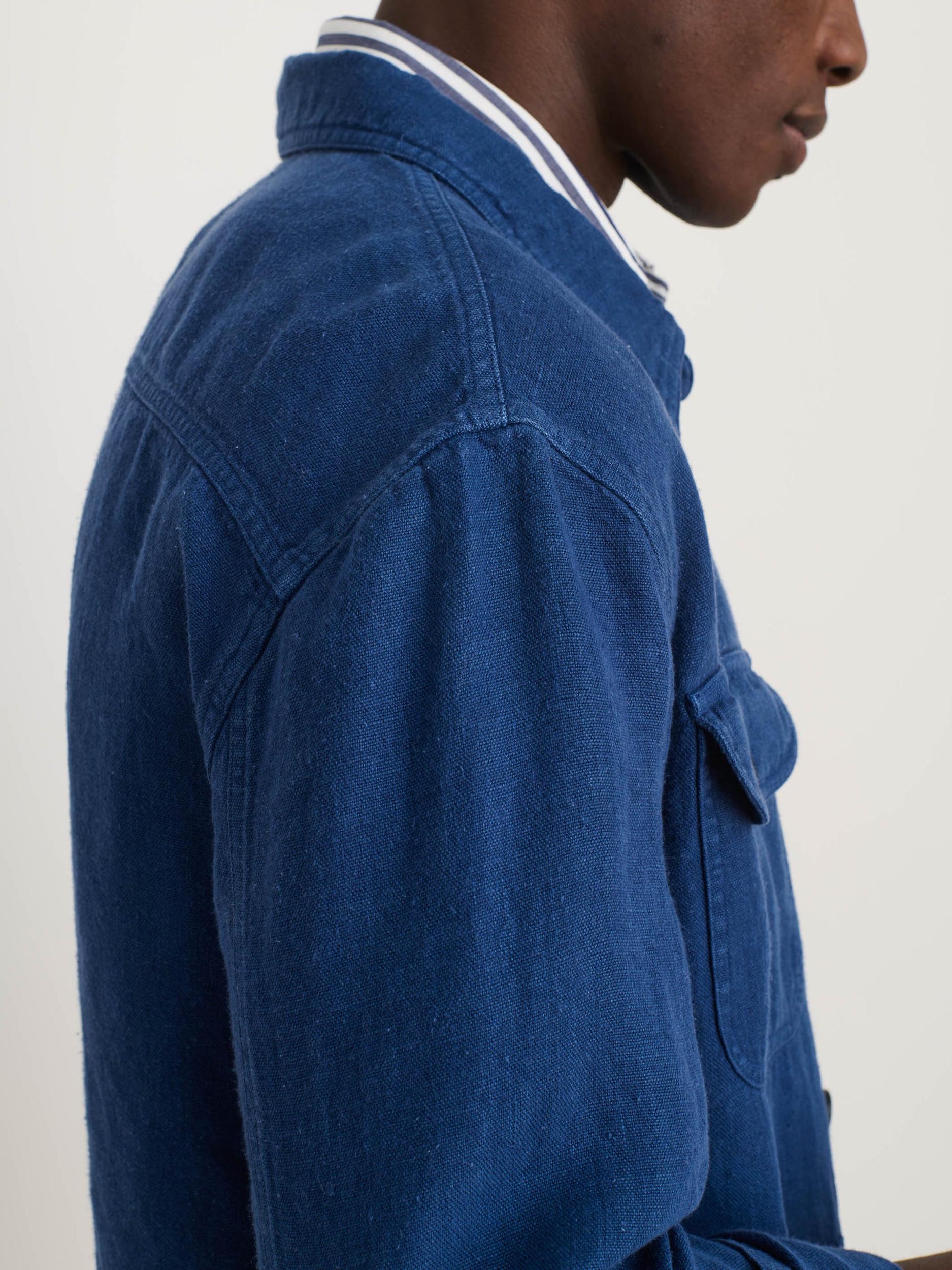 Garment Dyed Work Jacket in Linen Product Image