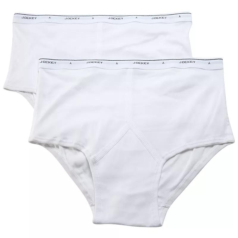 Big & Tall Jockey® 2-pack Classic Full-Rise Briefs, Men's,  Product Image