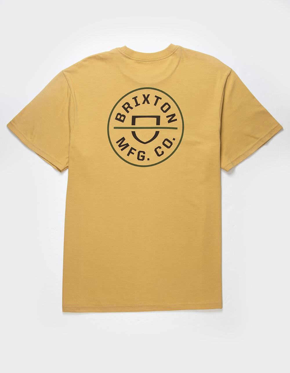 BRIXTON Crest II Mens Tee - YELLOW Product Image