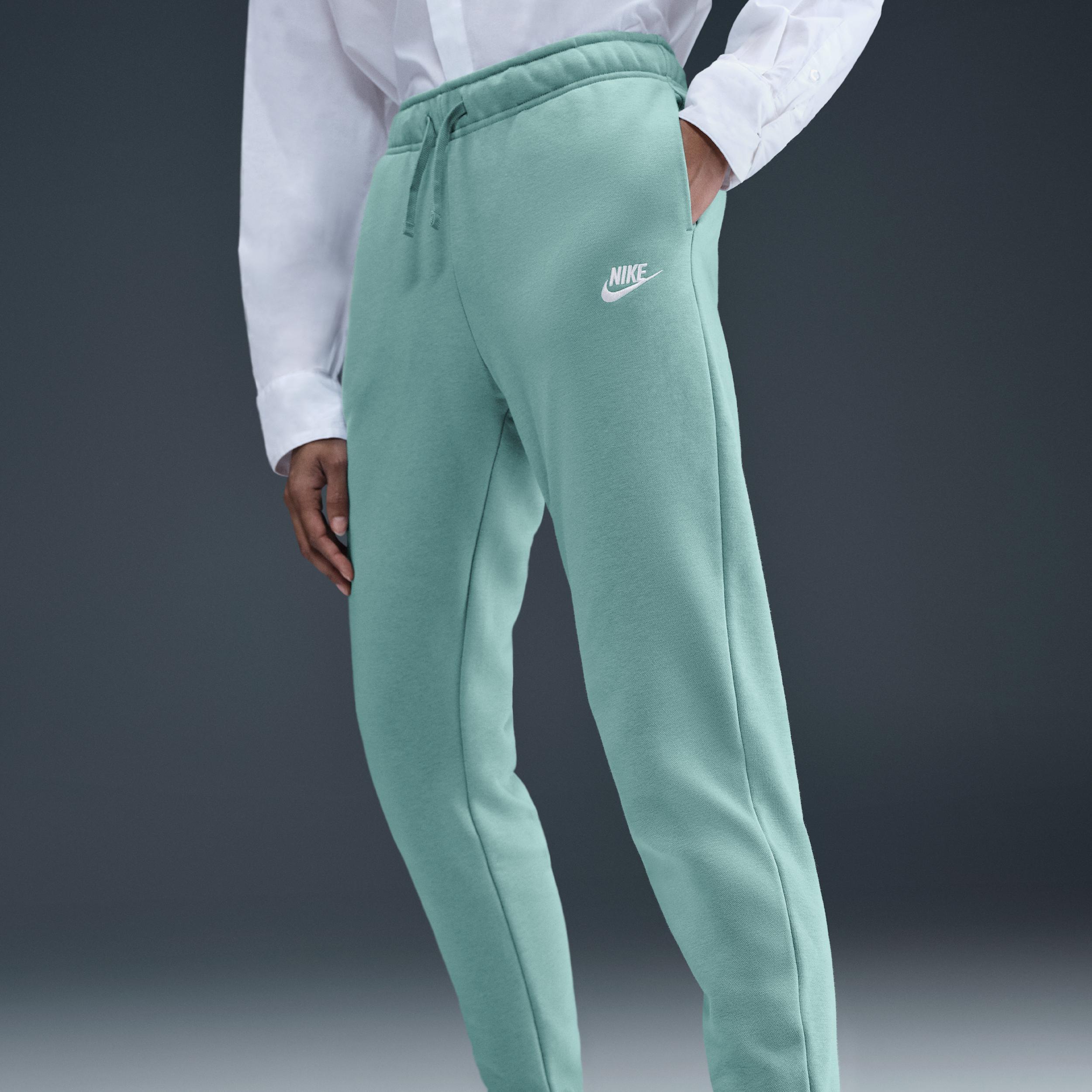 Womens Nike Sportswear Club Fleece Mid-Rise Jogger Pants | DQ5191-017 Product Image