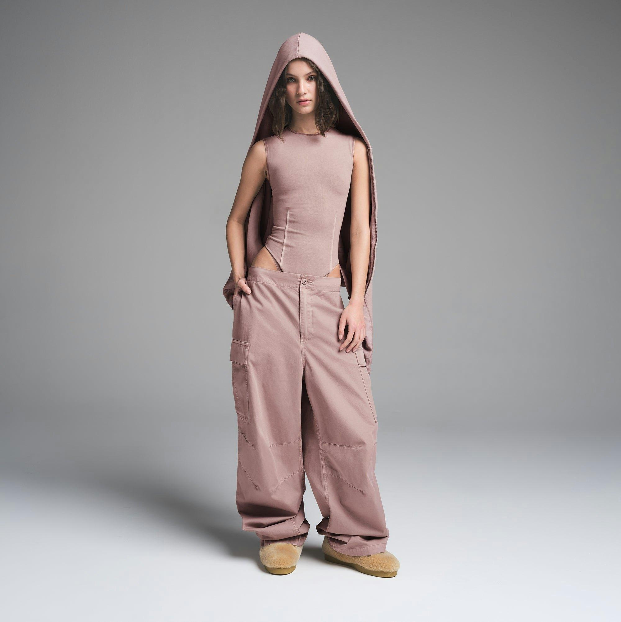 OUTDOOR OPEN BACK BODYSUIT | FAWN Product Image