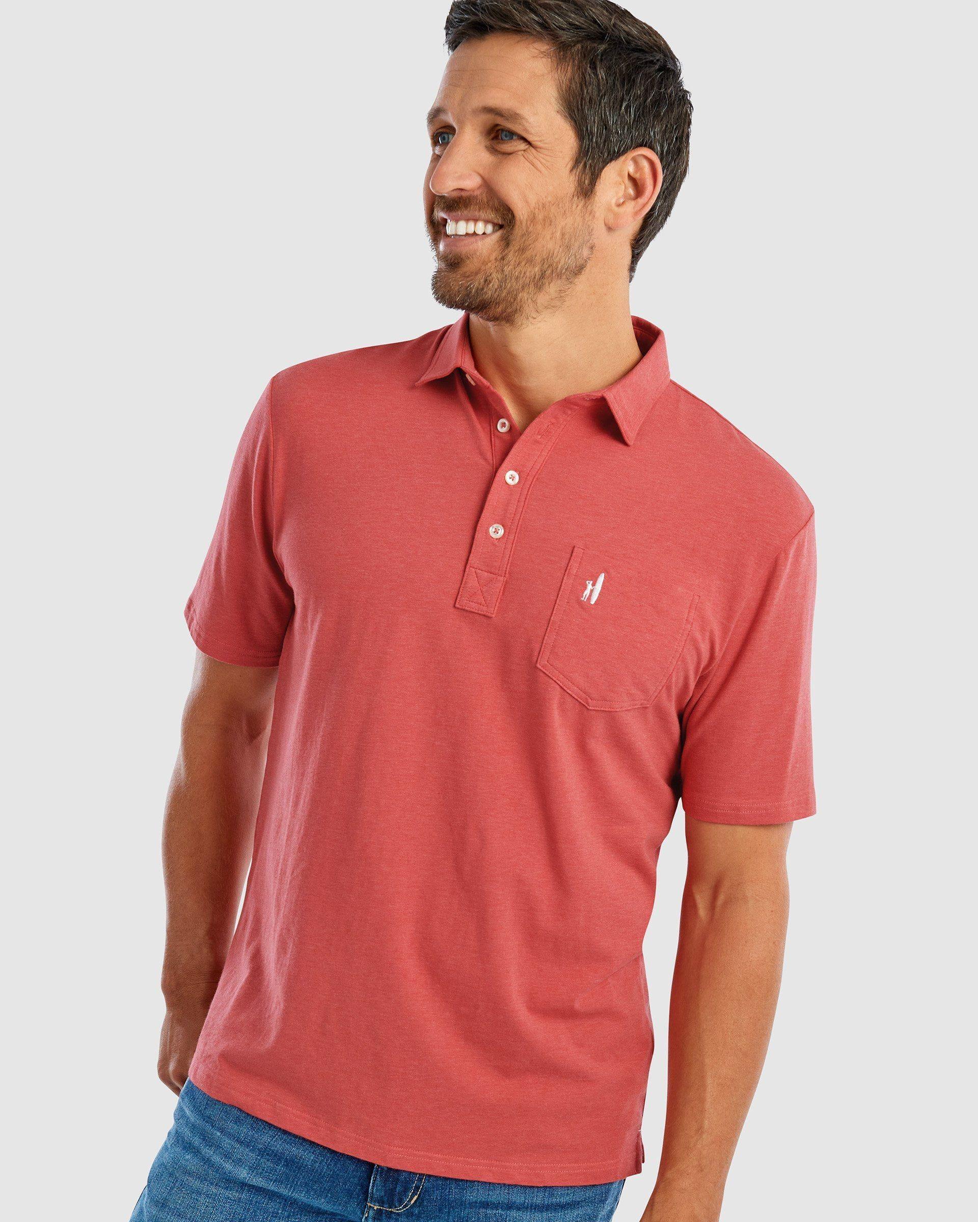 GS- TEST -  Heathered Original Polo Product Image