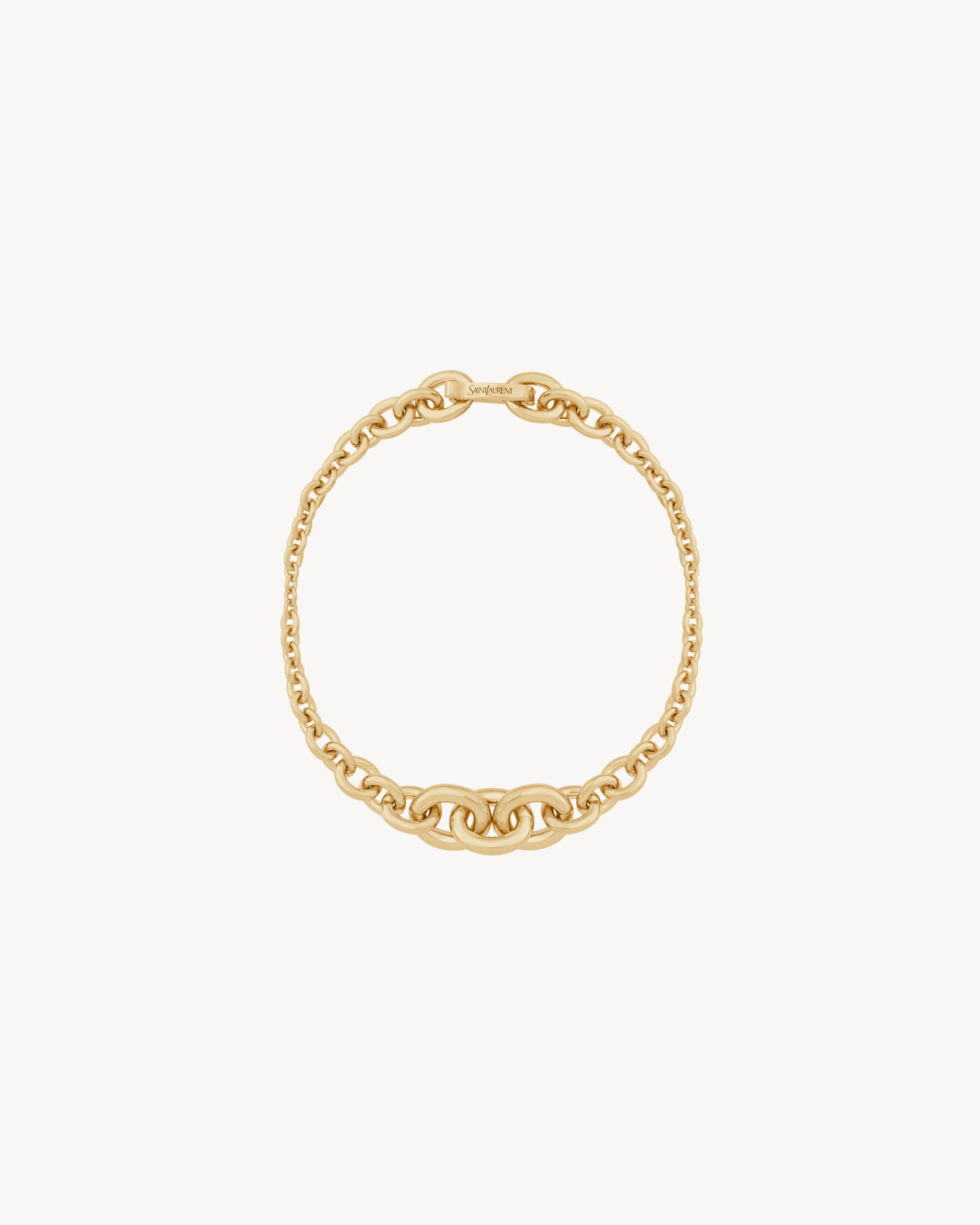 graduated chain bracelet in 18K yellow gold Product Image