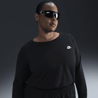 Women's Nike Sportswear Club Long-Sleeve T-Shirt (Plus Size) Product Image