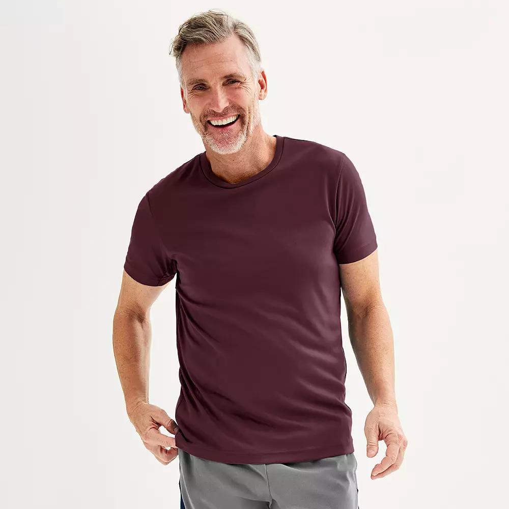 Men's Tek Gear® Dry Tek Tee, Size: Medium, Pamia Purple Product Image