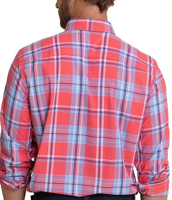 Southern Tide Greenview Plaid Intercoastal Long Sleeve Woven Shirt Product Image