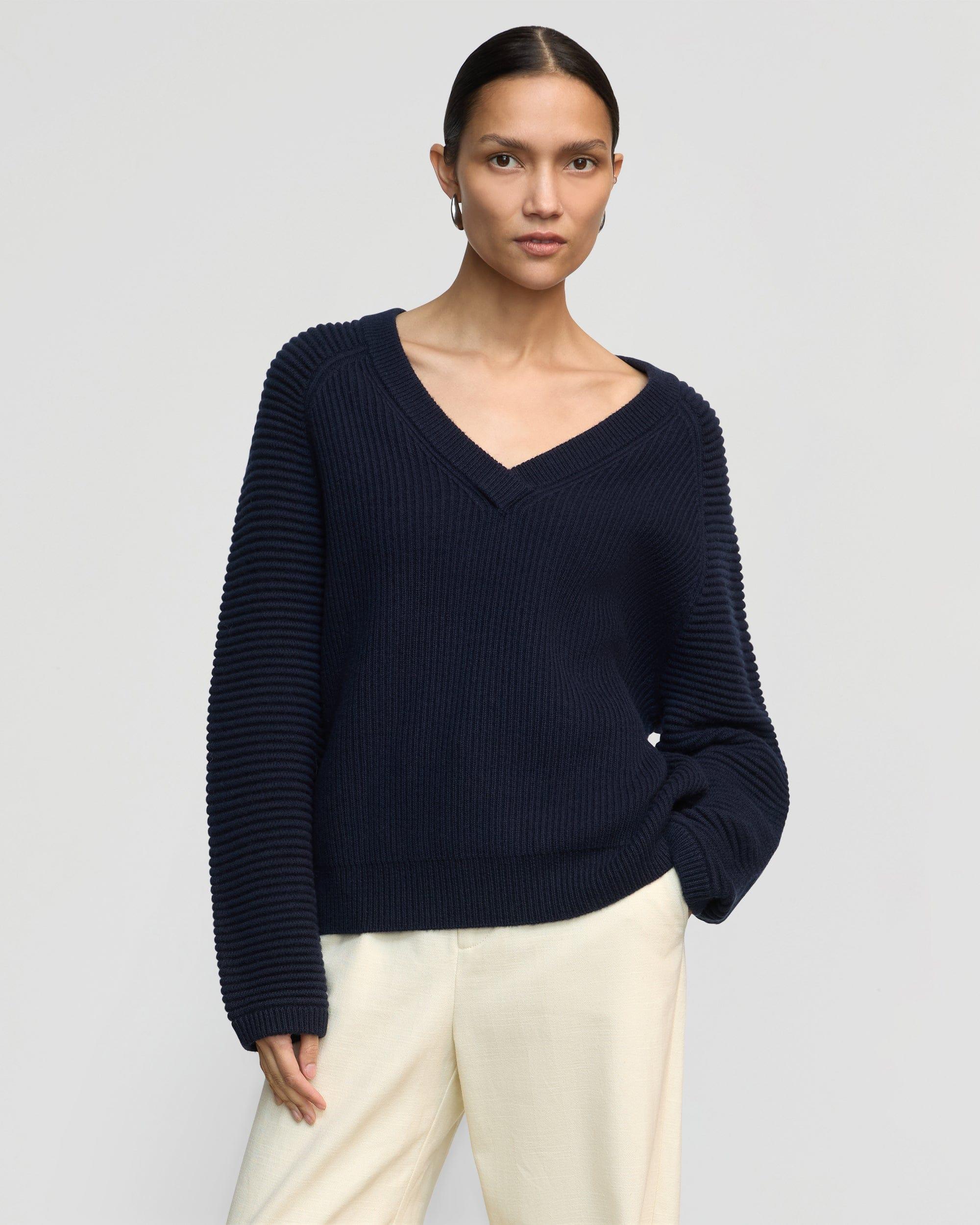 Malala Organic Cotton-Wool Ottoman Sweater Product Image