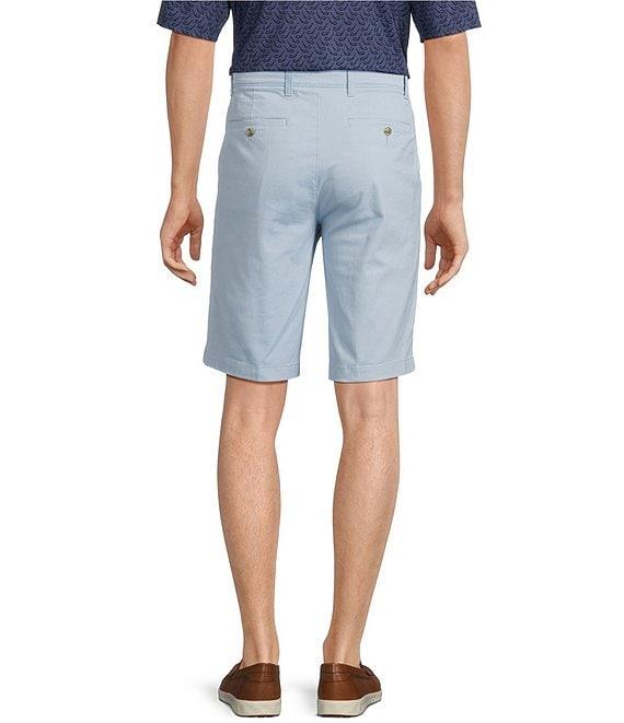 Roundtree & Yorke The Cloud Short Collection 11#double; Flat Front Washed Chino Shorts Product Image