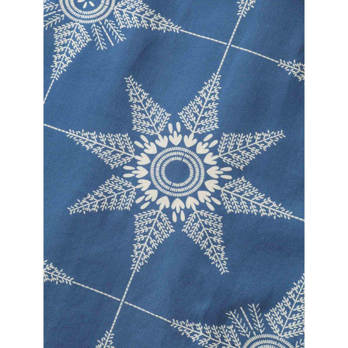 Plus Size Starry Print Sleeveless Pockets Midi Dress Mediumblue Women Boho Round Neck Sleeveless Curvy BloomChic 22-24/3X Product Image