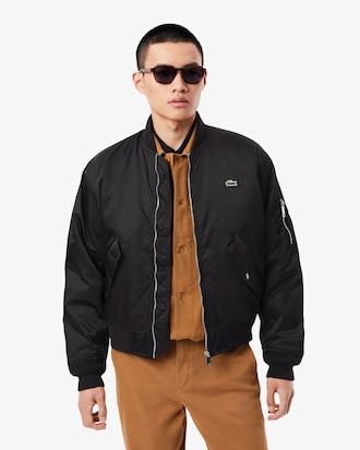 Water-Repellent Padded Bomber Jacket Product Image