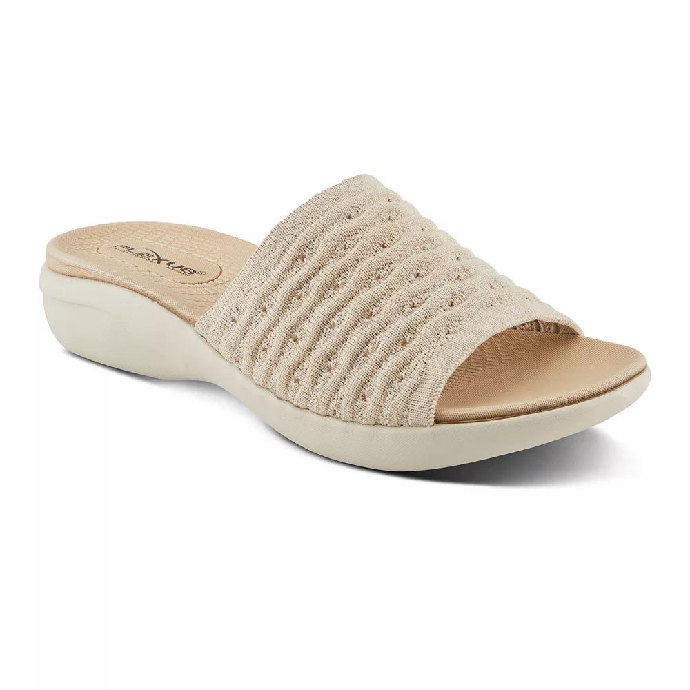 Flexus by Spring Step Deondre Women's Slide Sandals, Size: 37, Beige Product Image