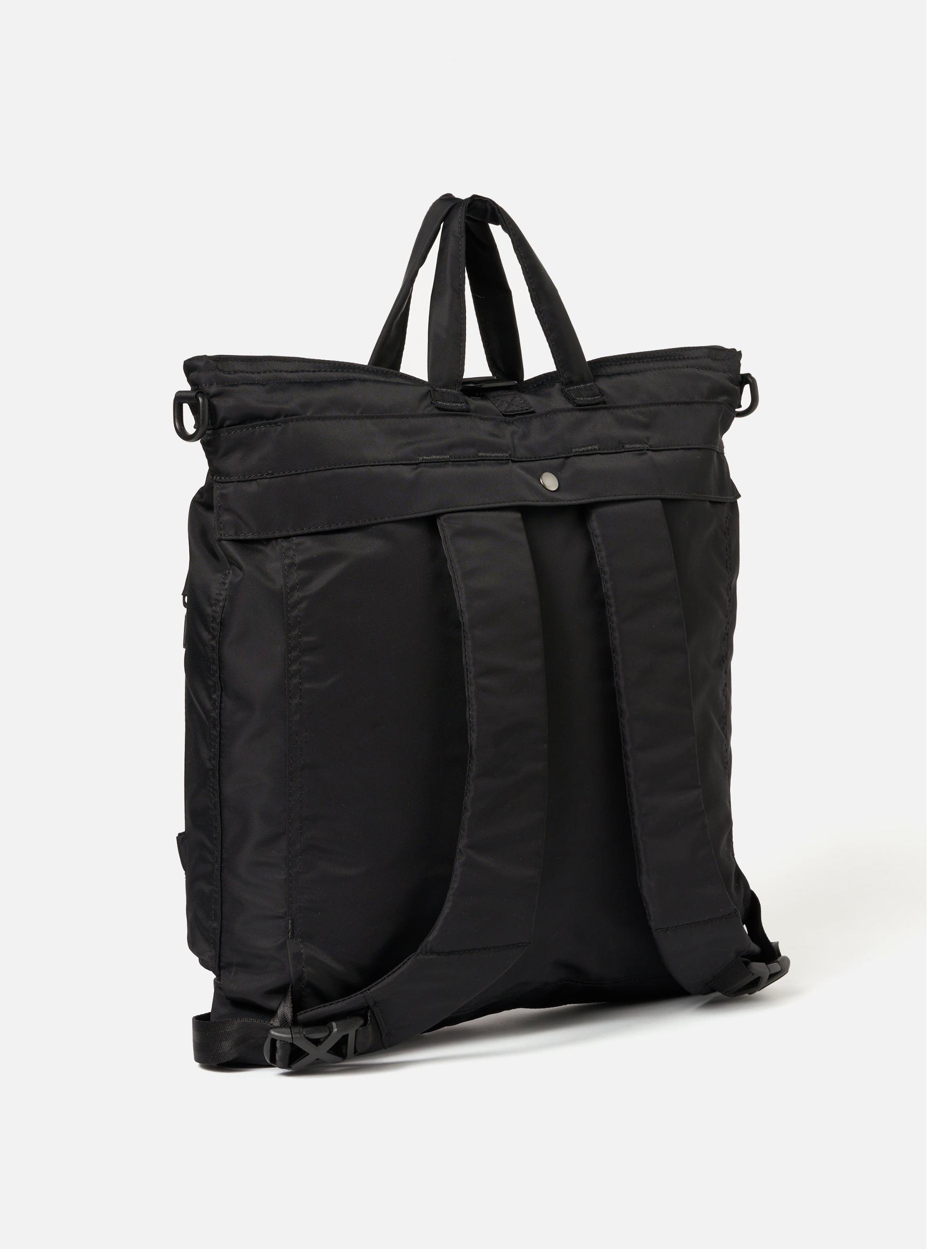 Black Recycled Twill F/CE.® 3-Way Helmet Bag Product Image