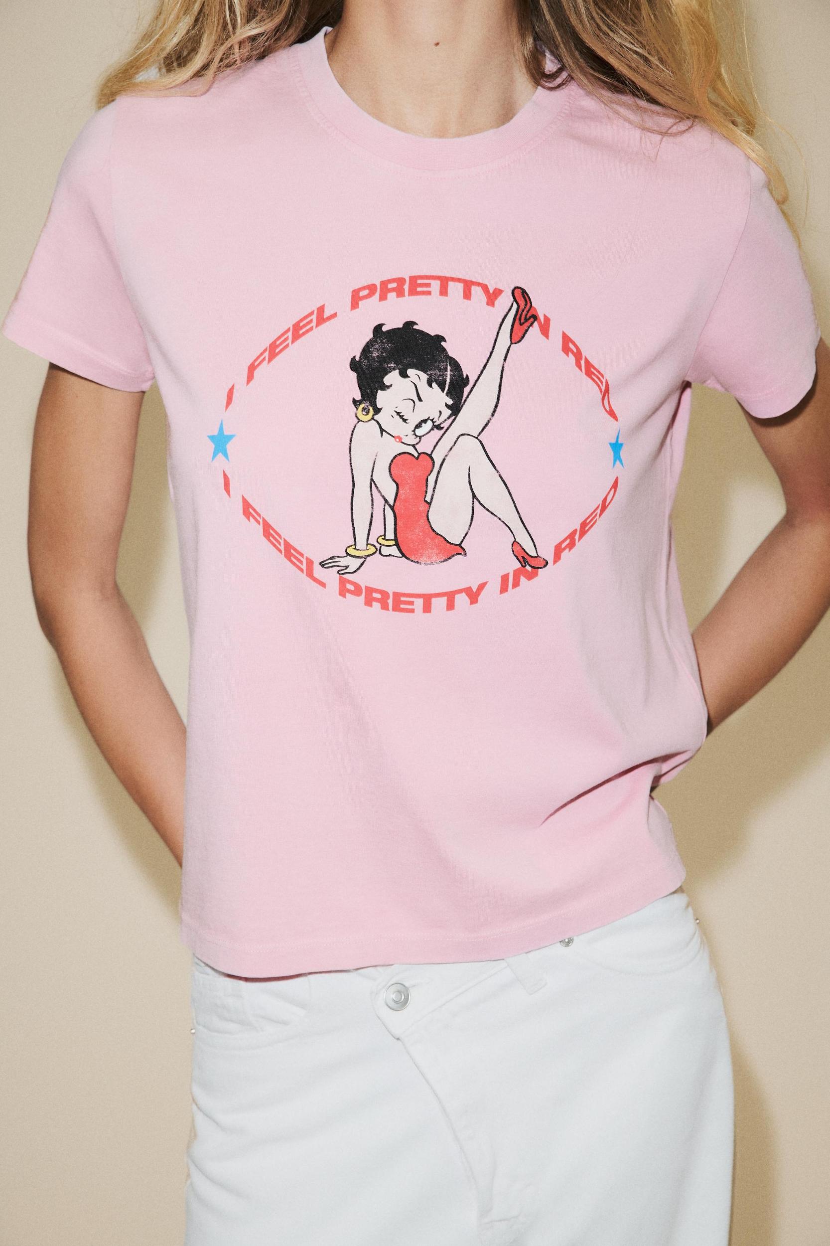 BETTY BOOP® WASHED EFFECT T-SHIRT Product Image