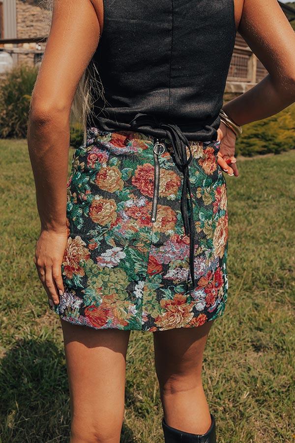 The Amelia Floral Mini Skirt Product Image