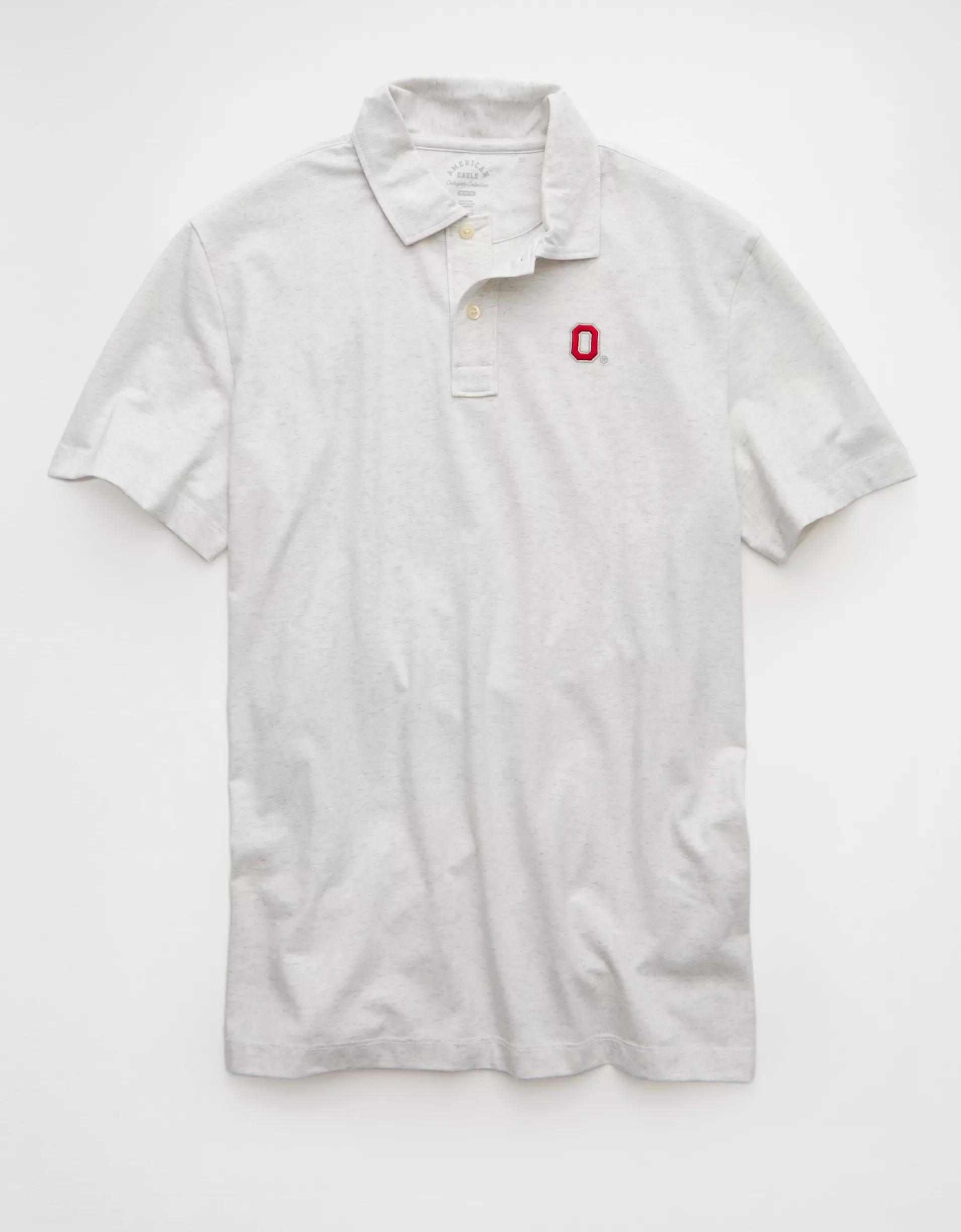 AE 24/7 Ohio State Buckeyes Graphic Club Polo Shirt Product Image