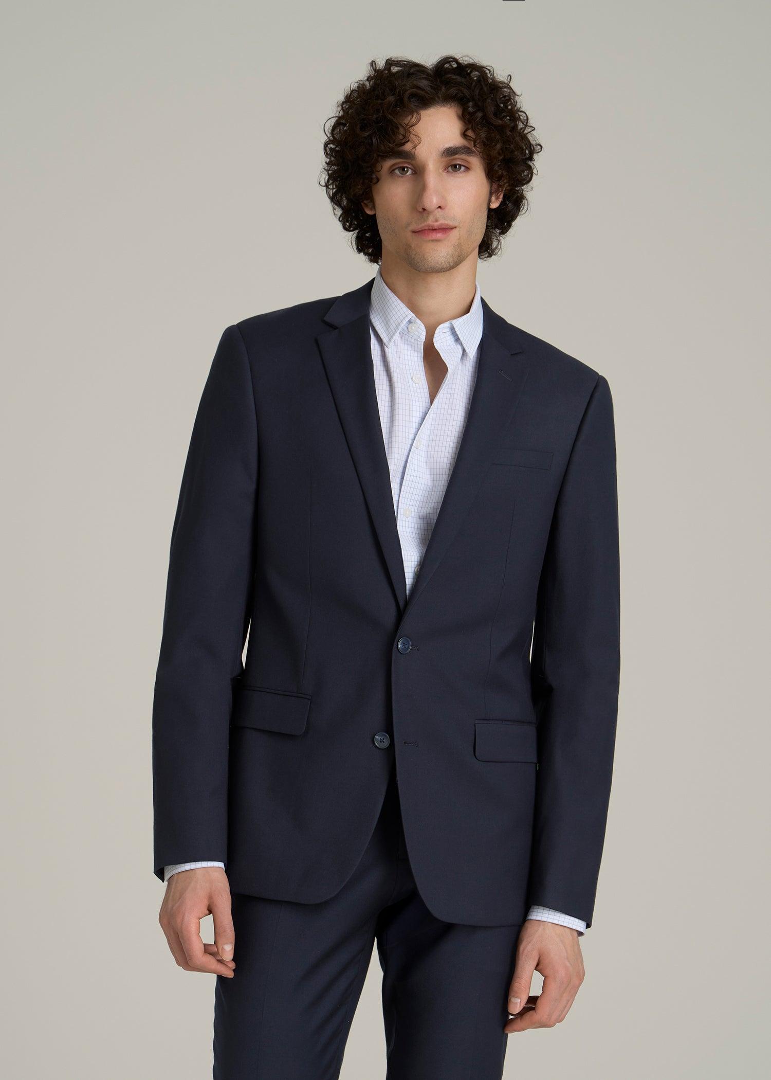 Suit Jacket for Tall Men in True Navy Male Product Image