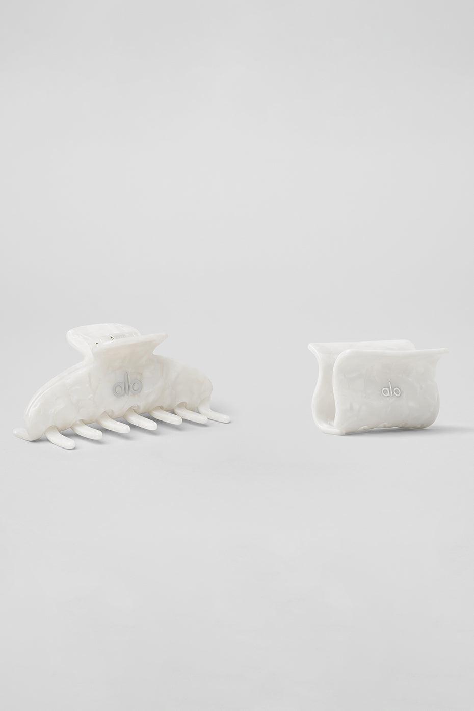 Effortless Claw Clip (2-Pack) - White Pearl Product Image