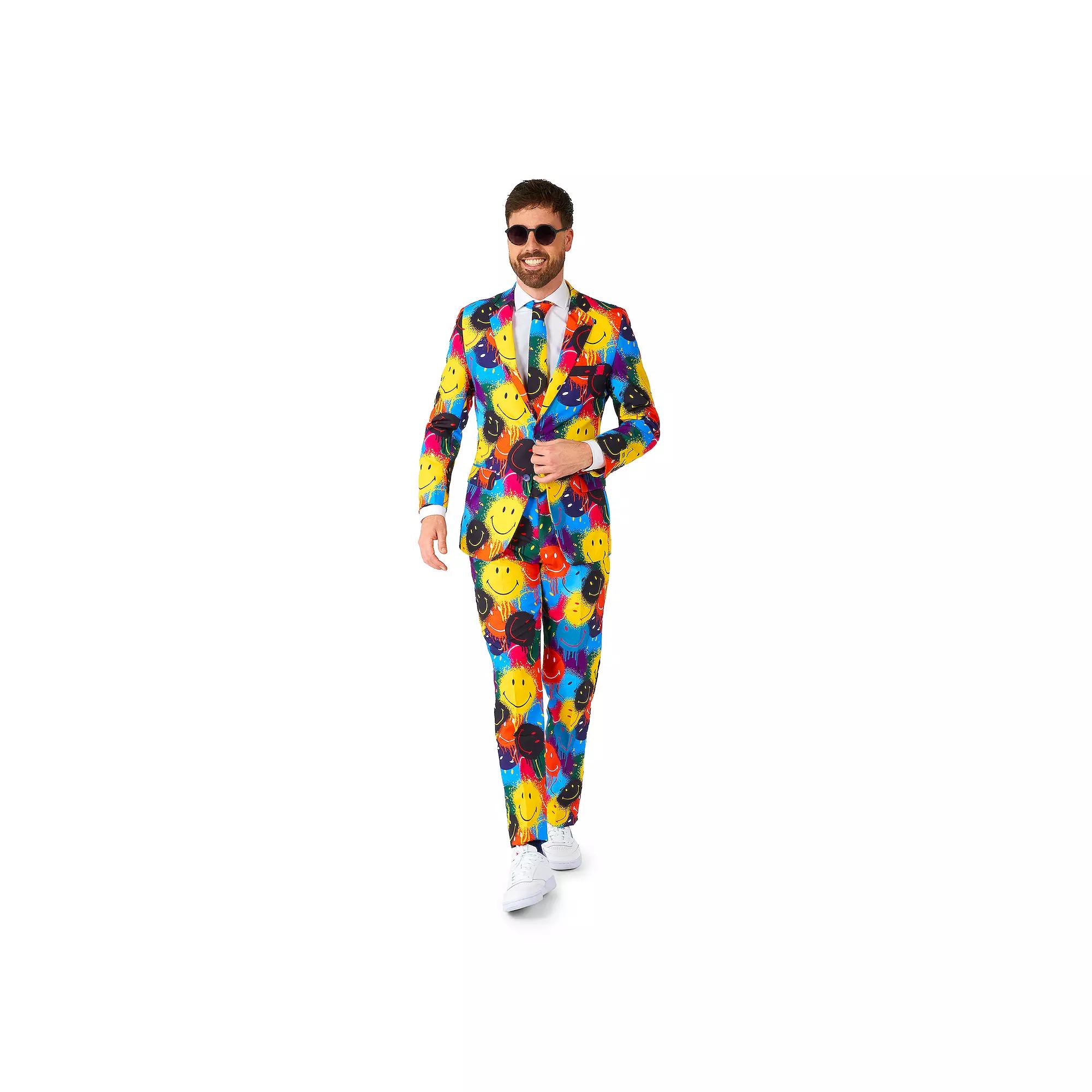Men's OppoSuits Slim-Fit Novelty Suit & Tie Set,  Product Image