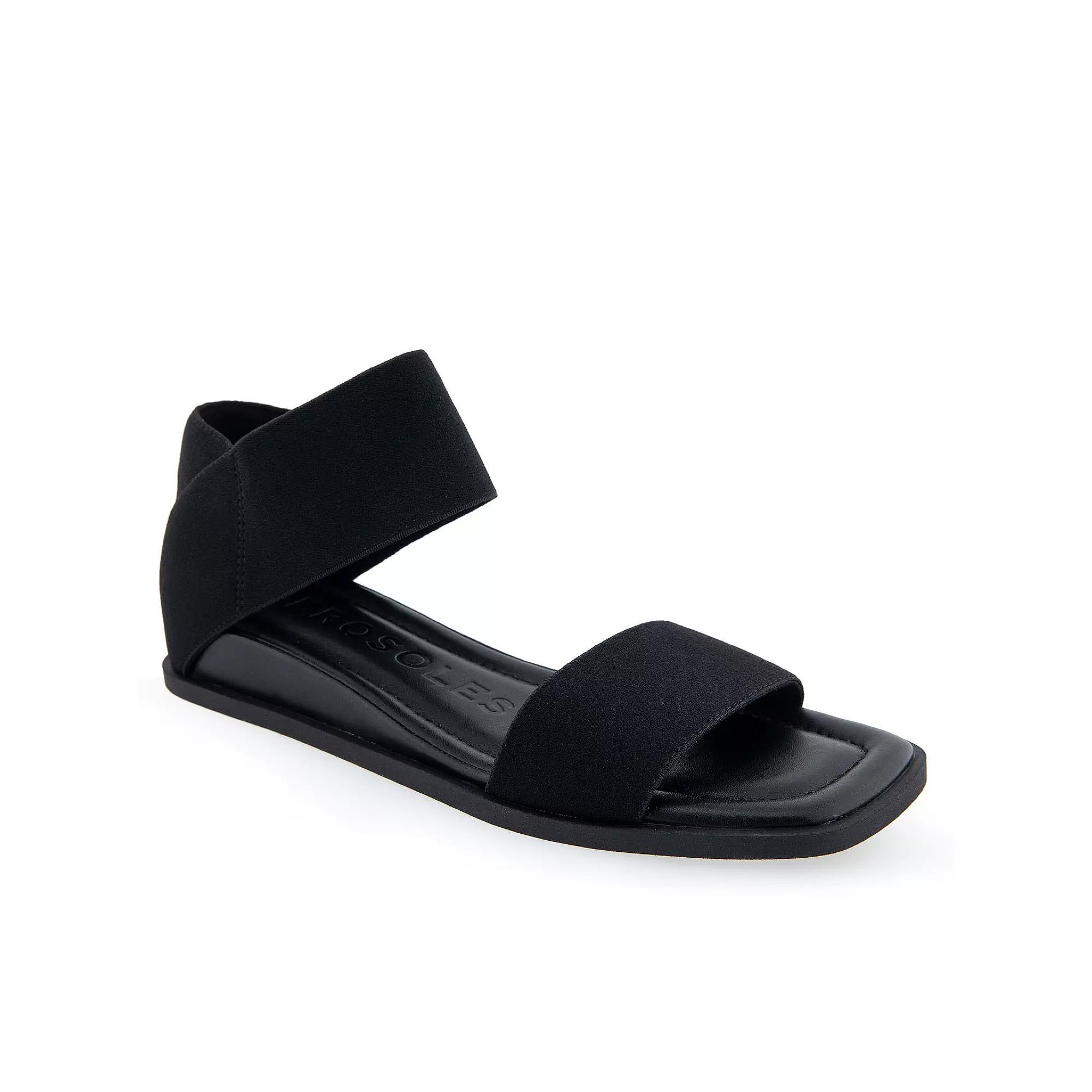 Aerosoles Bente Women's Wedge Sandals, Size: 9, Black Elastic Product Image