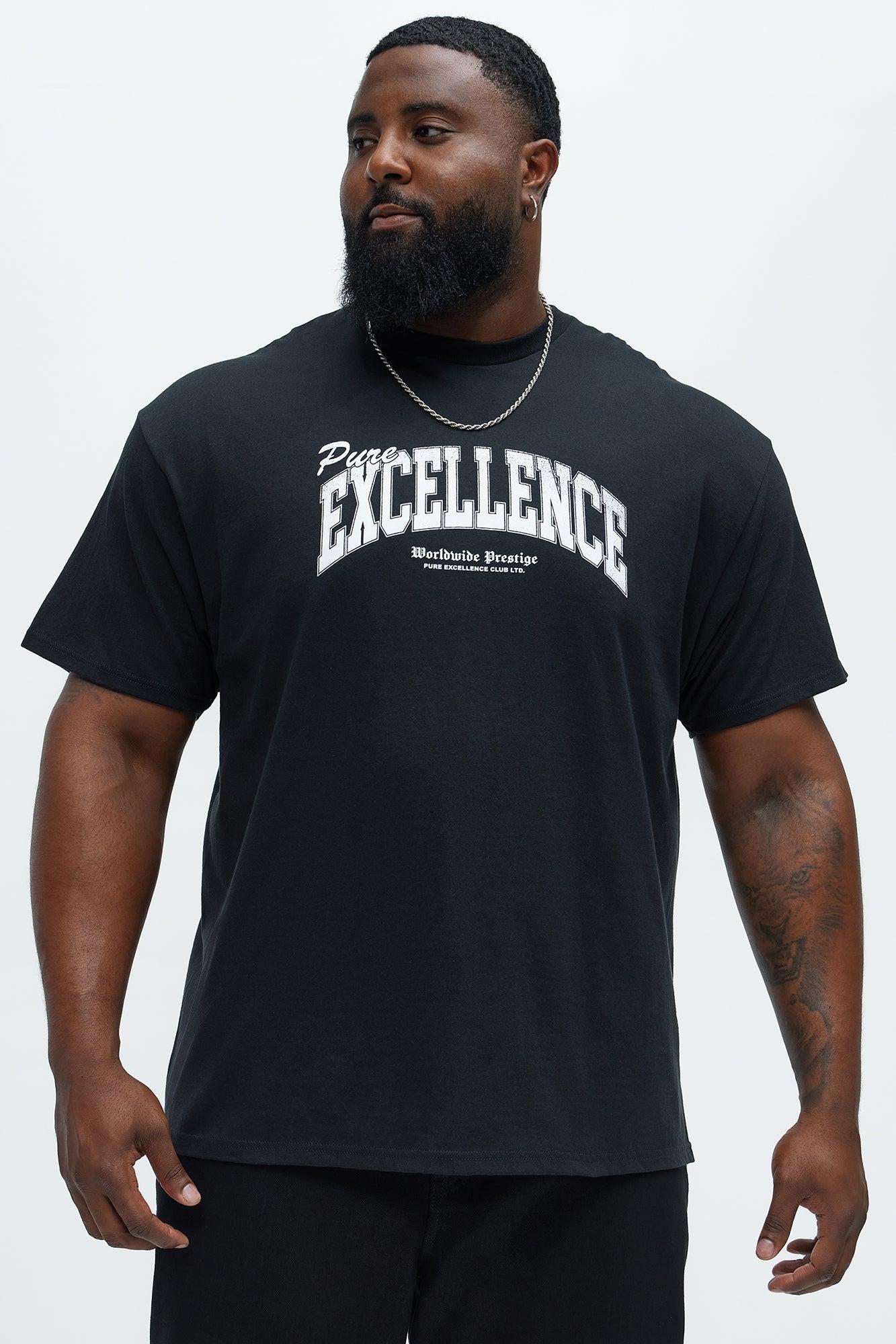 Pure Excellence Short Sleeve Tee - Black Product Image