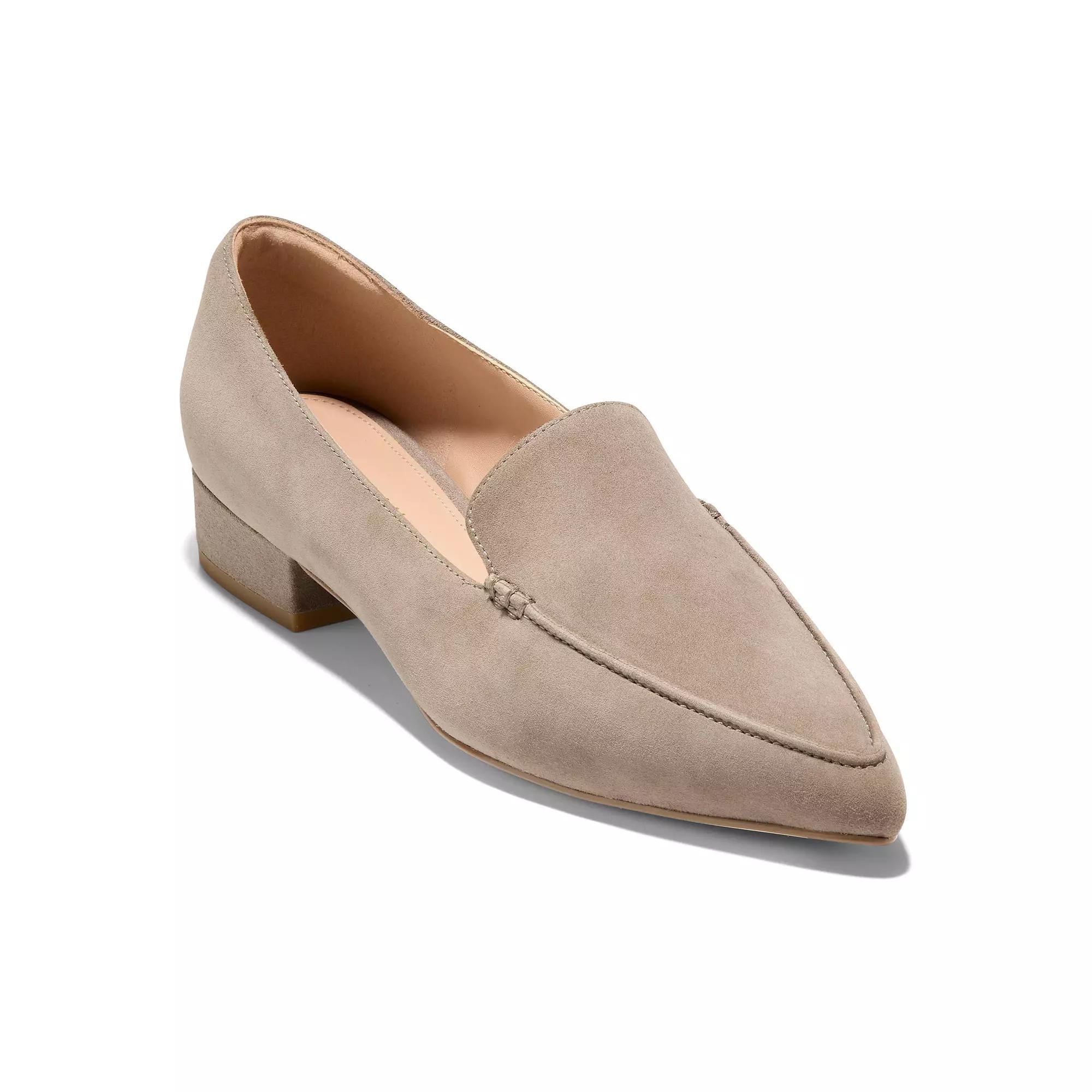 Cole Haan Valantina Suede Women's Loafers, Size: 8.5, Ch Irish Brown Product Image