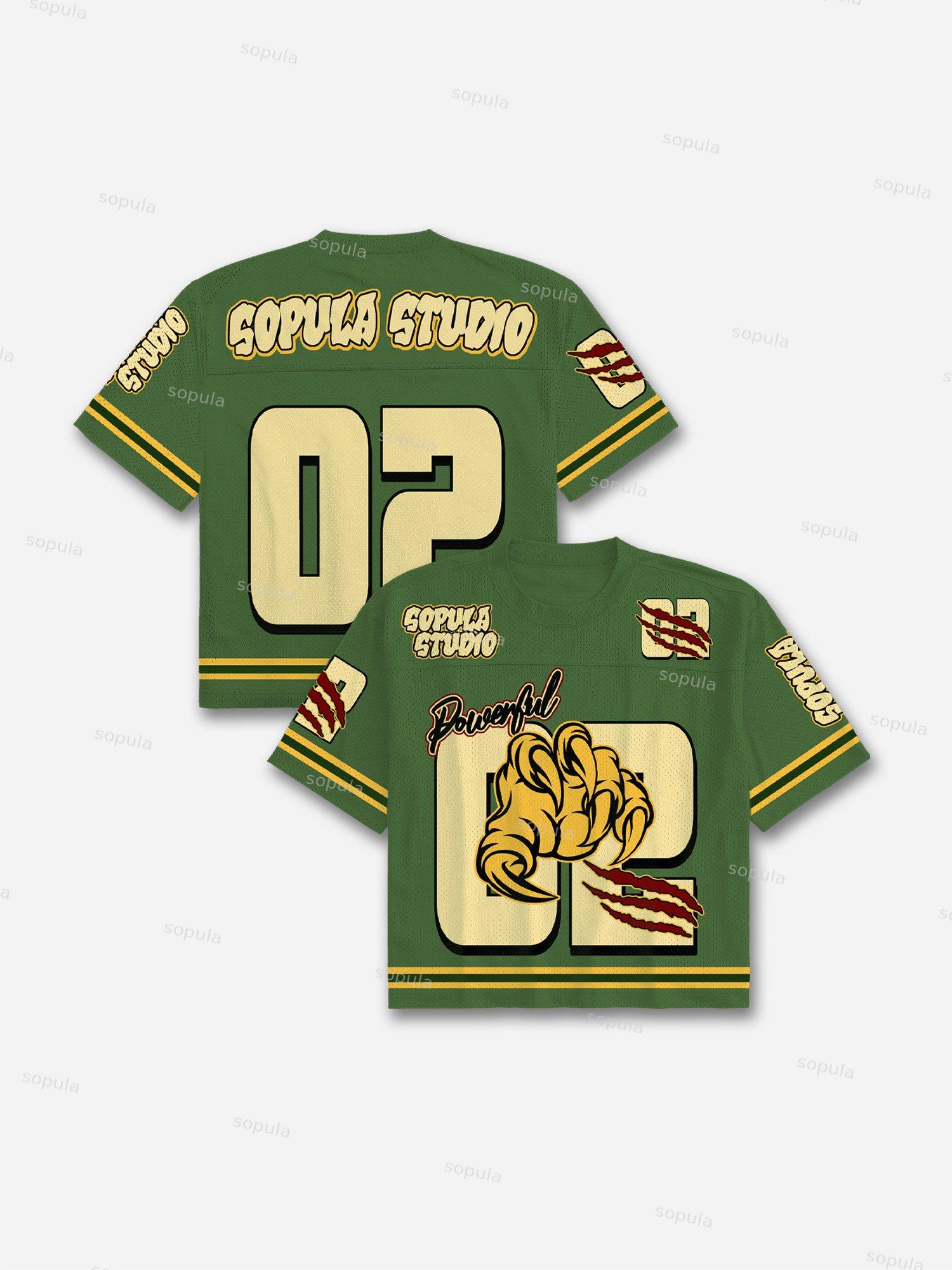 Independence Day Vintage Football Jersey Graphic T-shirt Product Image