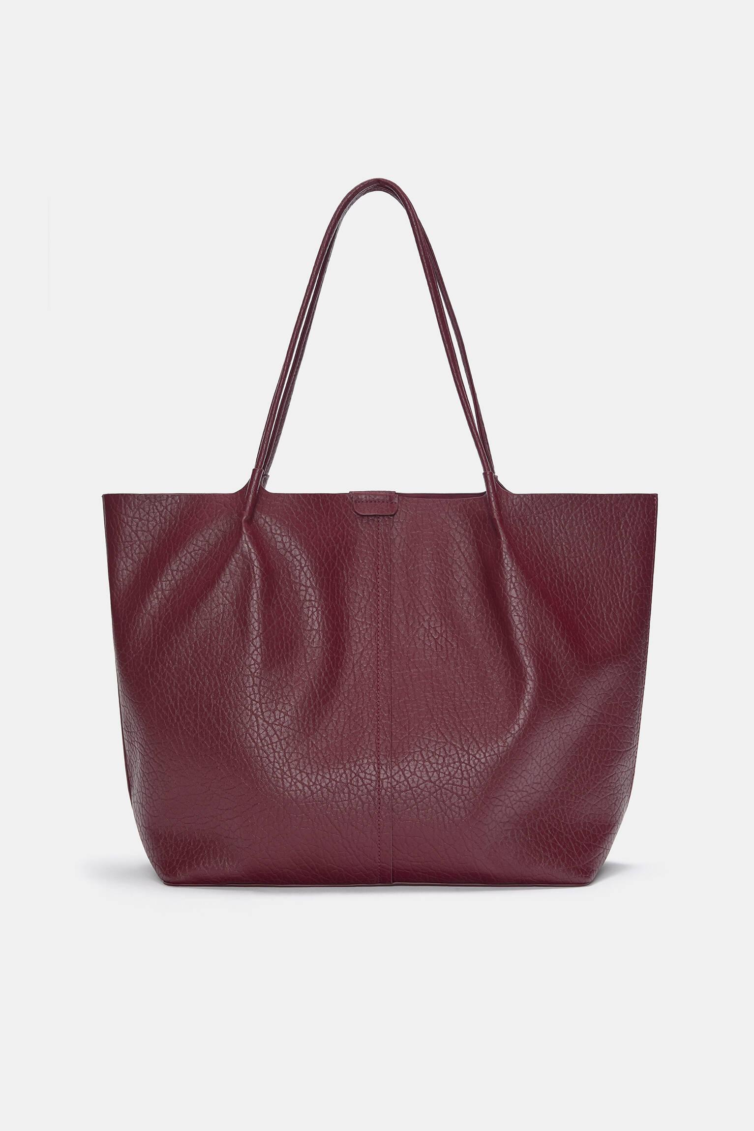 Faux leather shopper bag Product Image
