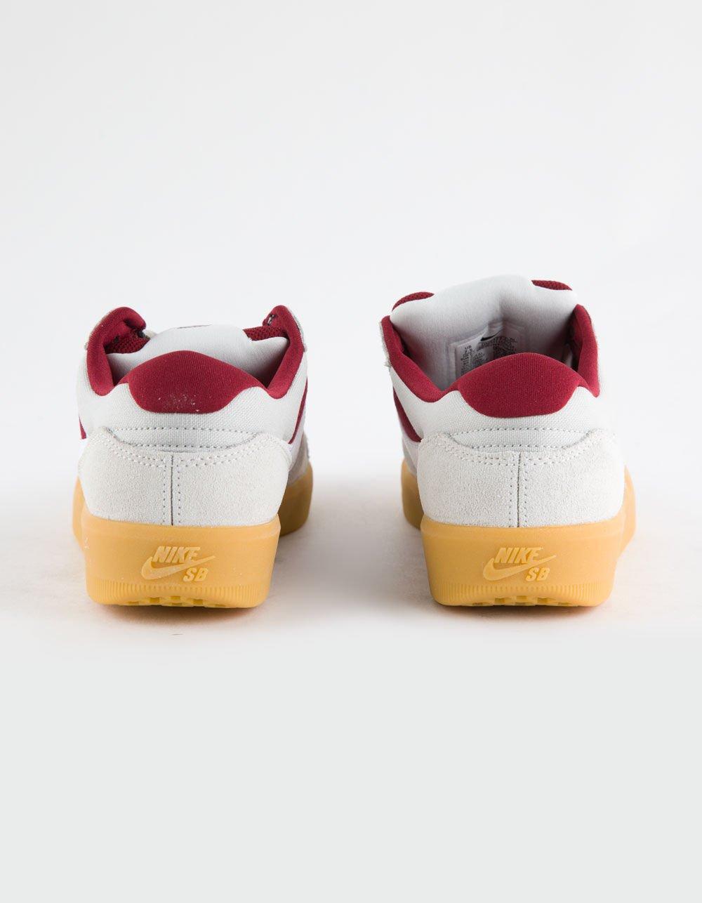 NIKE SB Force 58 Mens Shoes - GRAY/BURGANDY Product Image