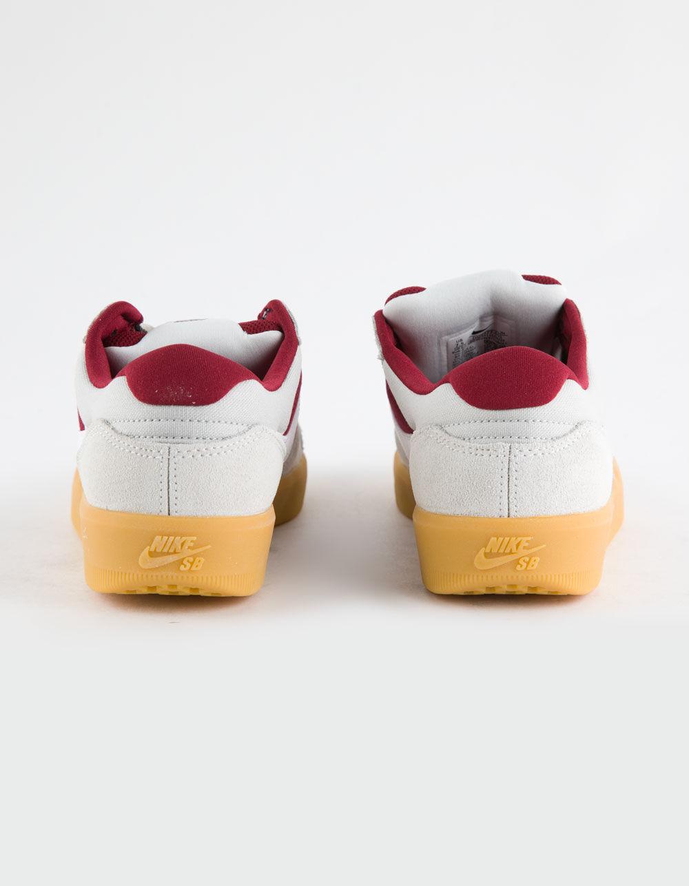 NIKE SB Force 58 Mens Shoes - GRAY/BURGANDY Product Image