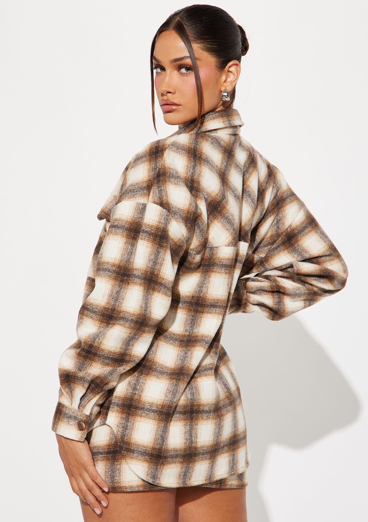 Country Roads Skirt Set - Brown/combo Product Image