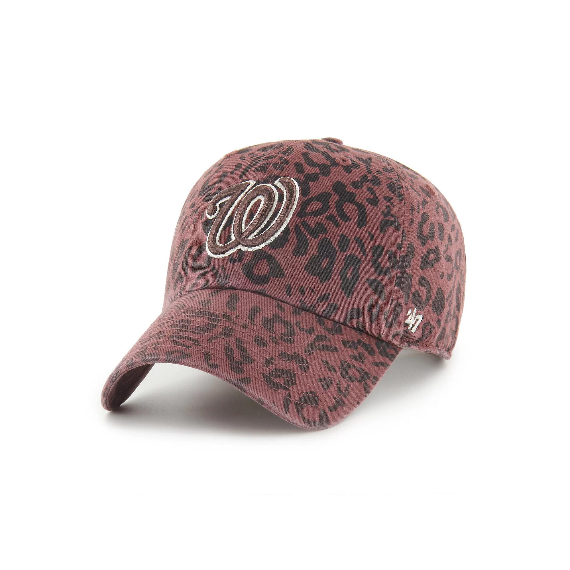 Women's '47 Brown Washington Nationals Tawny Clean Up Adjustable Hat Product Image