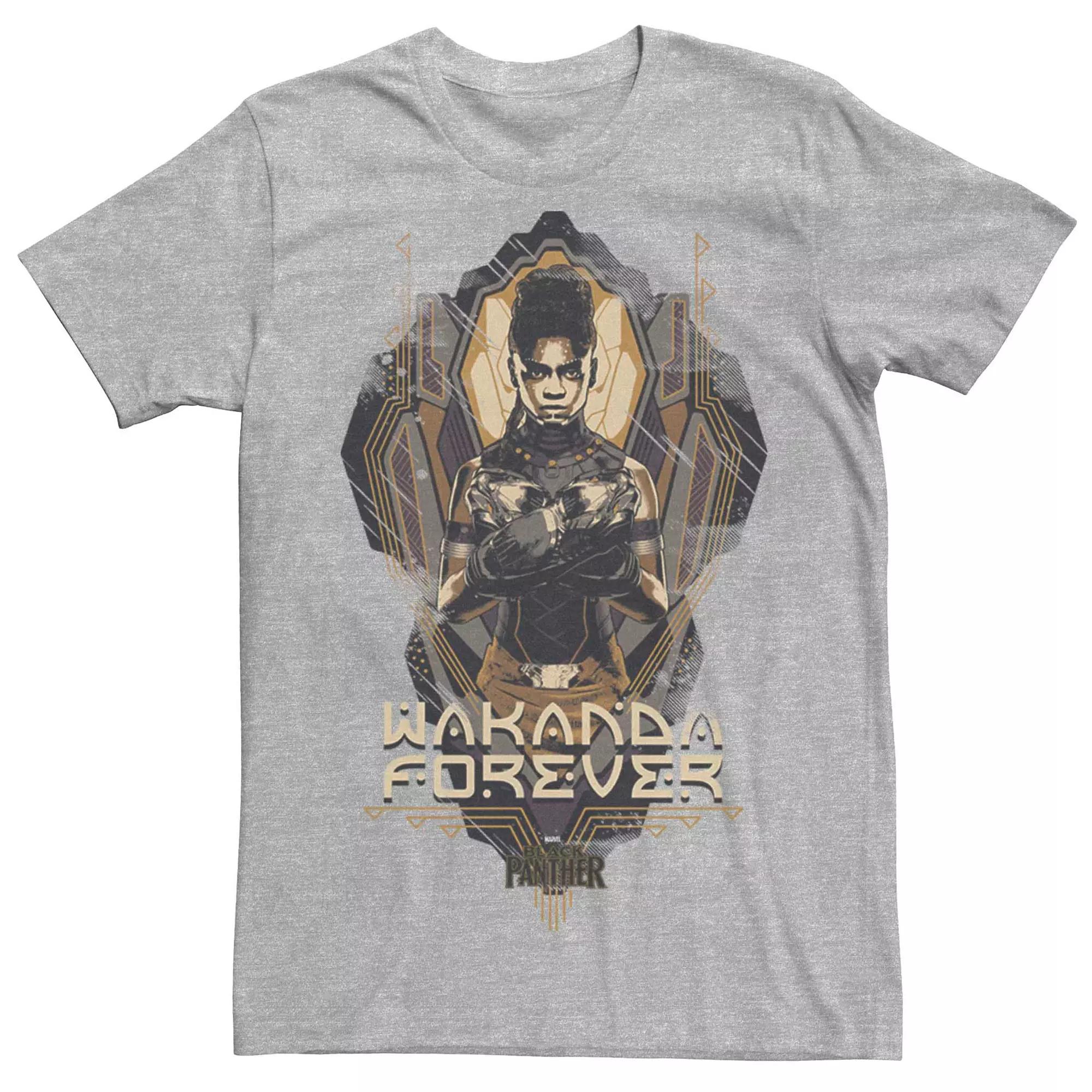 Men's Marvel Black Panther Shuri Wakanda Forever Tee, Size: Medium, Athletic Grey Product Image