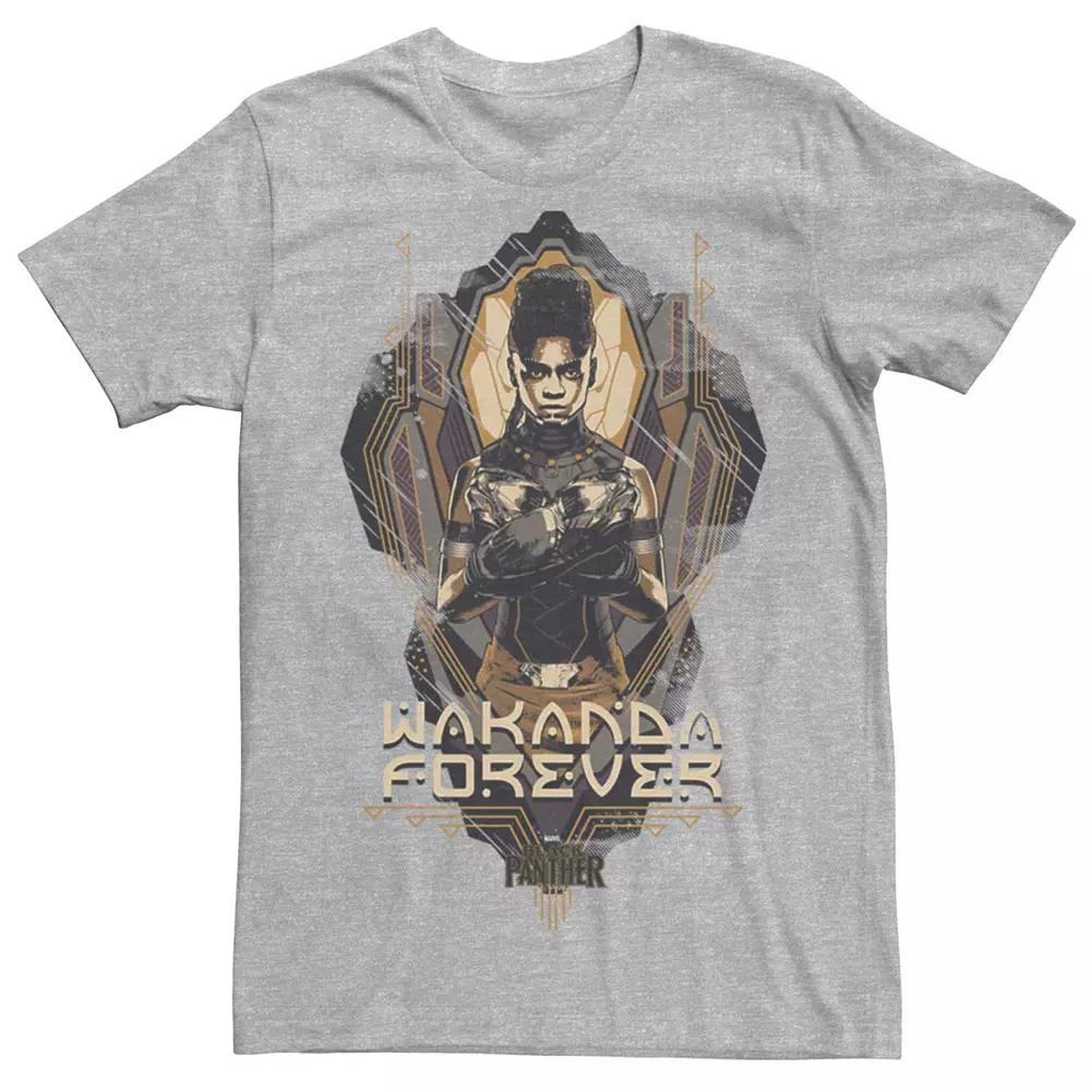 Men's Marvel Black Panther Shuri Wakanda Forever Tee, Size: Medium, Athletic Grey Product Image
