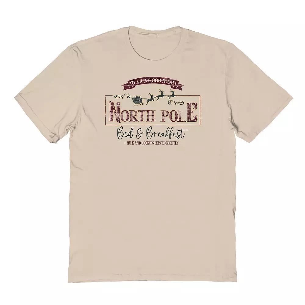 Men's North Pole Graphic Tee, Women's, Size: Small, Brown Product Image