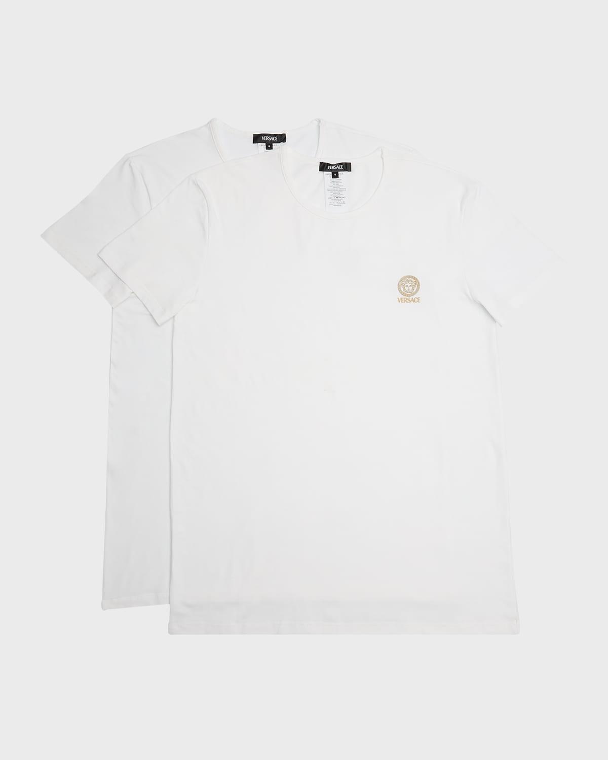 Versace Mens Cotton Blend Tees, Pack of 2 Product Image