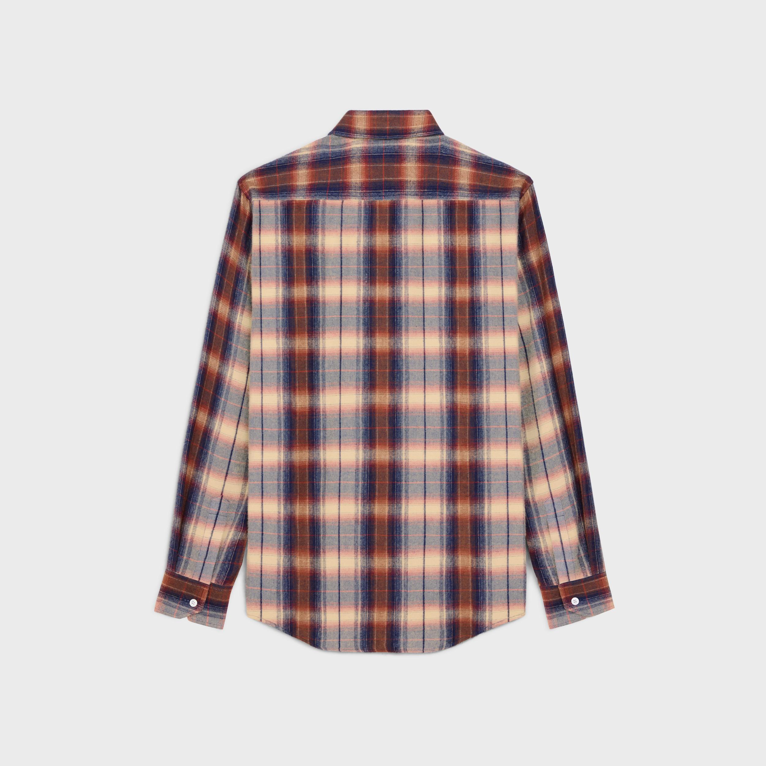 loose shirt in checked viscose Product Image