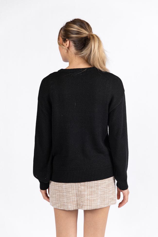 Pop Fizz Clink Black Sweater Product Image