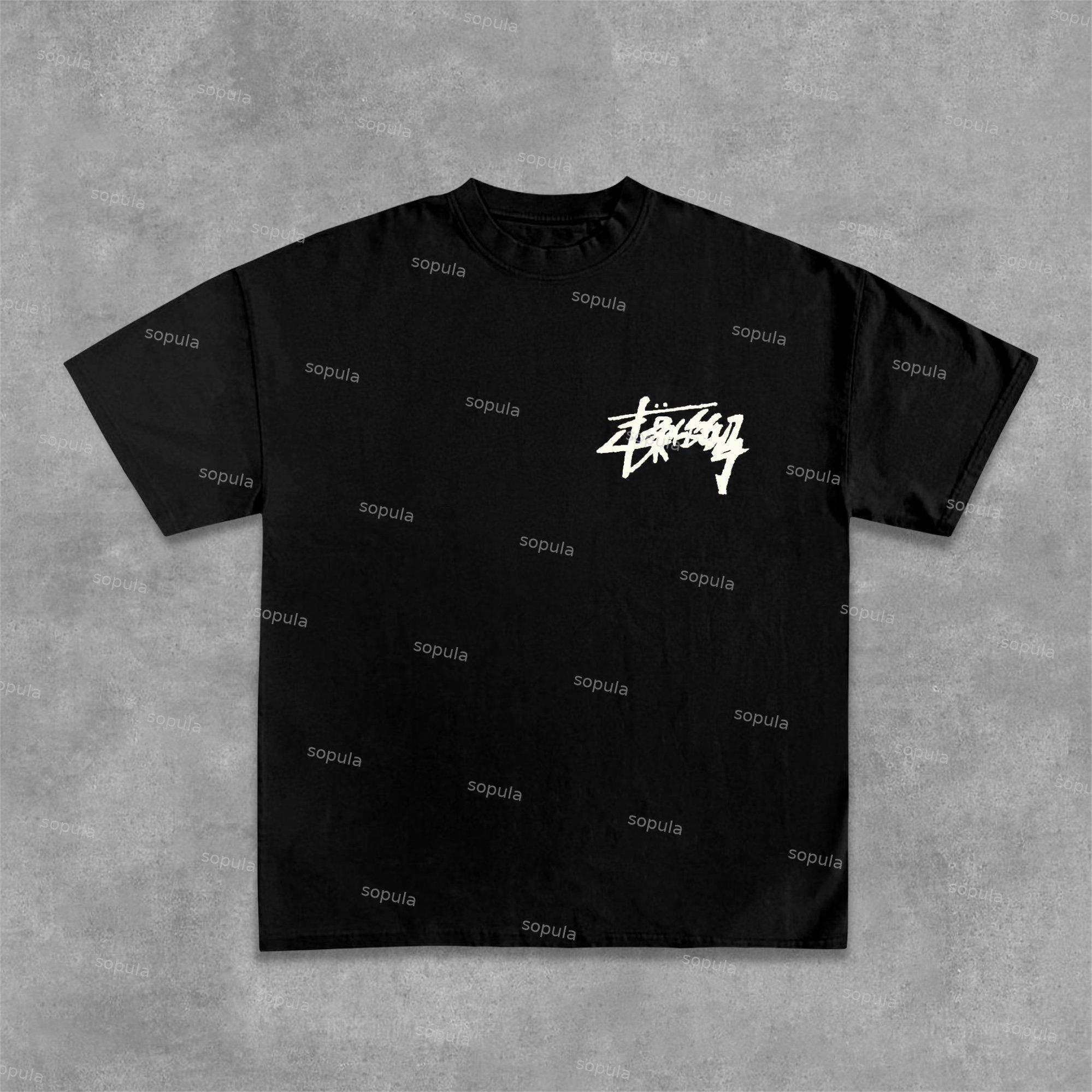 Different Design Funny Print Graphic Cotton T-Shirt Product Image