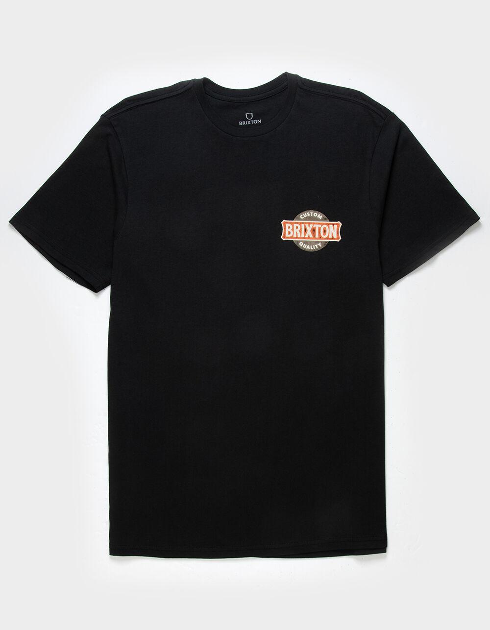 BRIXTON Wendall Mens Tee - BLACK Product Image