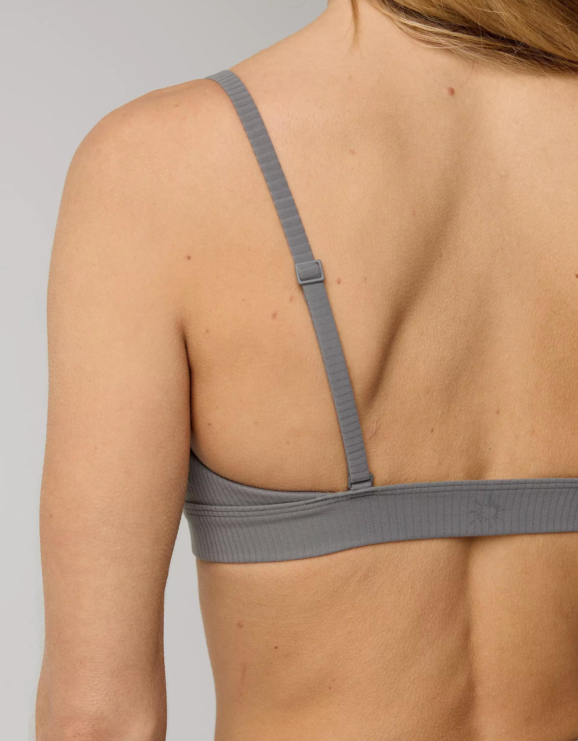 OFFLINE By Aerie Real Me XTRA Rib Triangle Sports Bra Product Image