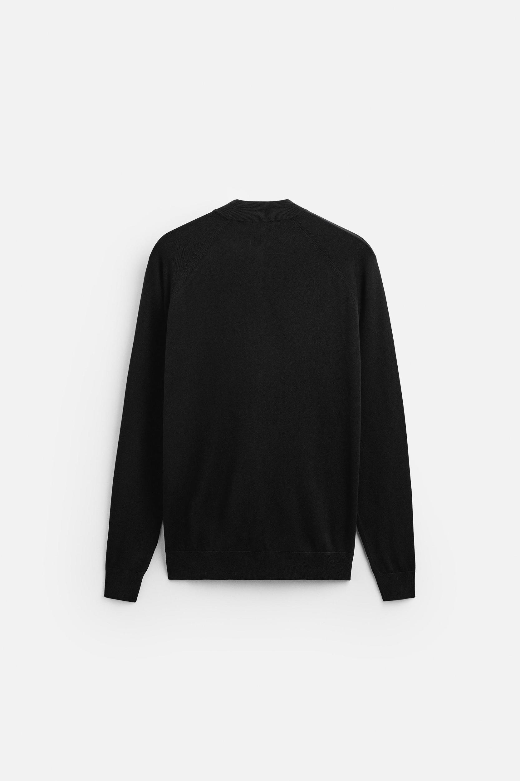 BASIC MOCK NECK SWEATER Product Image