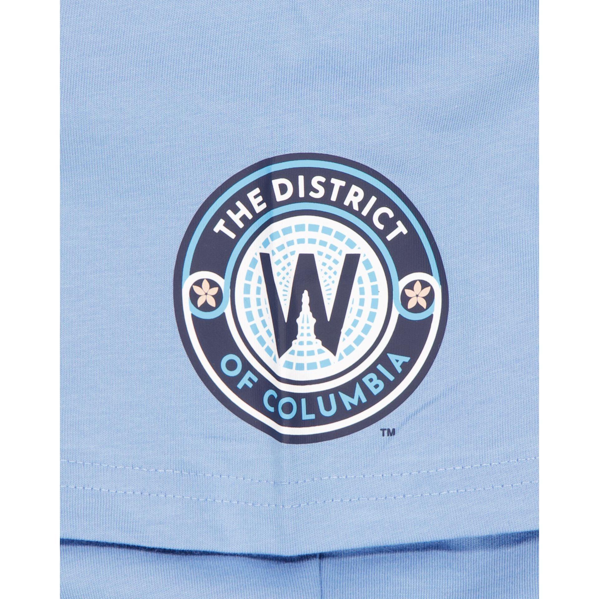 Washington Nationals City Connect Women's Pastel Blue T-Shirt Female Product Image
