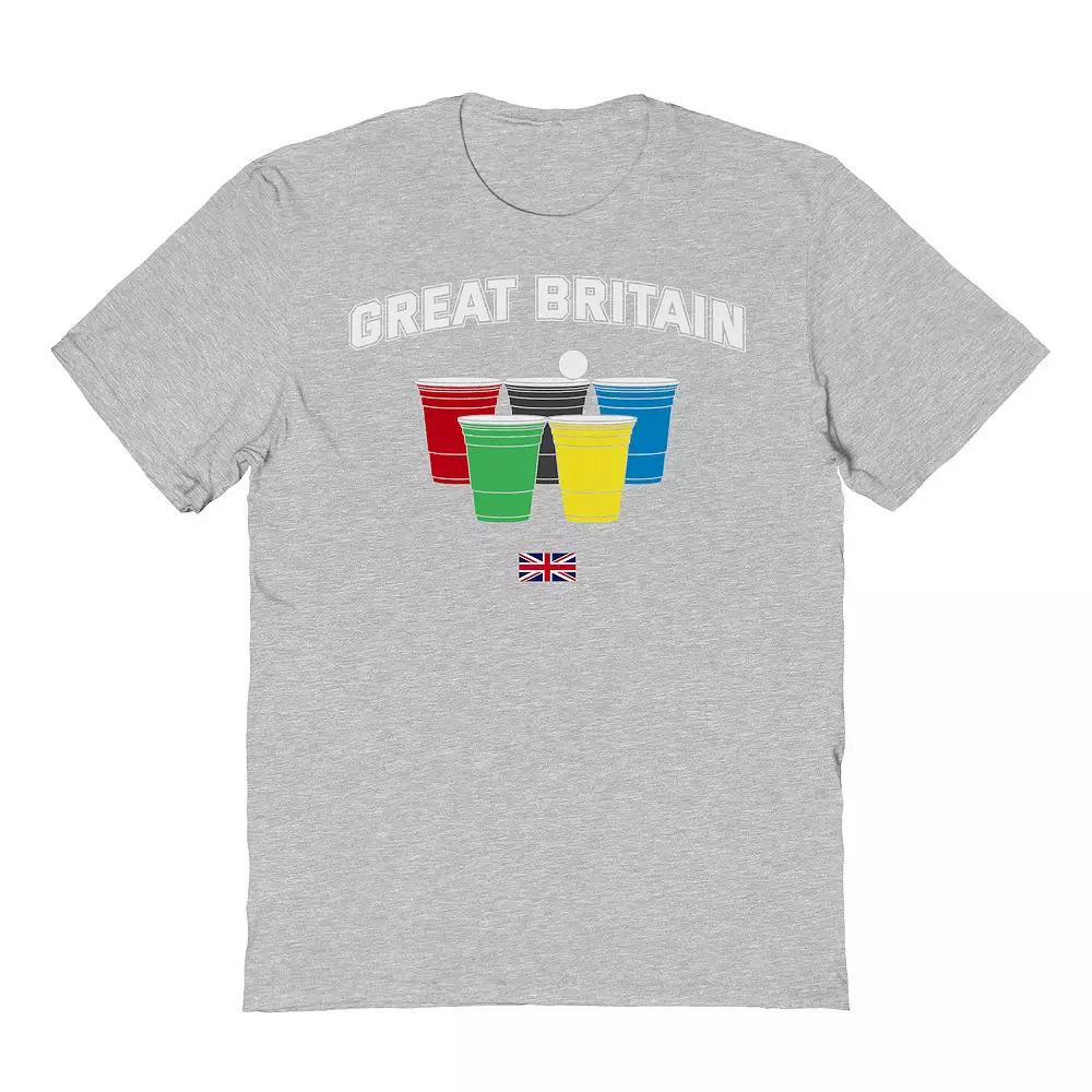 Men's Great Britain Solo Cups Graphic Tee, Adult Unisex,  Product Image