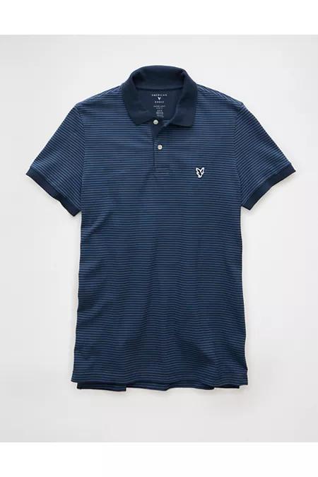 AE Lived-In Slim Fit Pique Polo Shirt Men's Product Image
