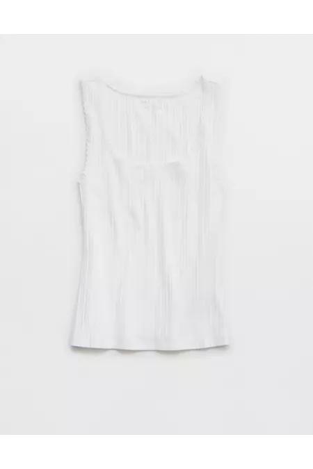 Aerie Ribbed Scoop Neck Tank Top Women's Product Image
